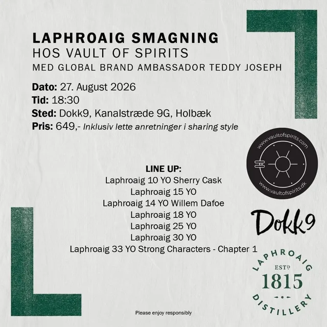 Whiskysmagning med Laphroaig